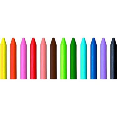 Imagem de Jovi - Lápis redondos, caixa com 12 unidades, cores sortidas, linha lisa e uniforme, resistente e de desempenho, sem glúten (980/12)