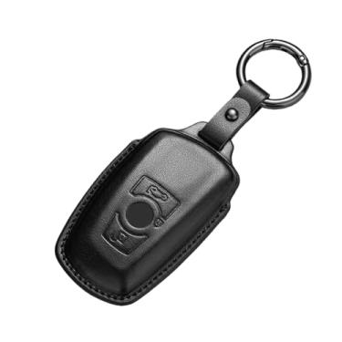 Imagem de Capa para chave de carro, protetor de suporte, compatível com BMW 1 3 5 7 Série X1 X3 X4 X5 F10 F15 F16 F20 F30 F18 F25 M3 M4 E34 Acessório(A-black keychain)