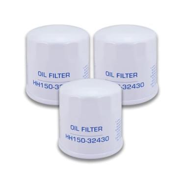 Imagem de HH150-32430 Filtros de óleo de motor compatíveis com motor Kubota D722 D782 D902 DF752 DF972 DG972 WG750 WG752 WG972 Z402, cortador de gafanhoto 321D 325 325D 329 430 2 721 Substitui 70000-15241