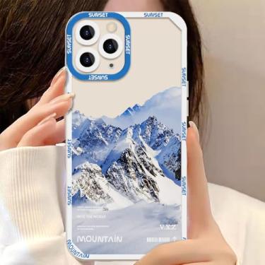 Imagem de Capas de celular com etiqueta de carimbo de paisagem para iPhone 16, 14, 15, 16 Pro Max, 11, 12, 13, 7, 8 Plus, XS, XR, SE, 2022, 2020