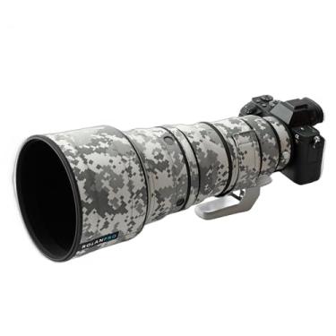 Imagem de ROLANPRO Capa de chuva camuflada à prova d'água para Sony FE 300 mm F2.8 GM OSS Capa de chuva para lente protetora - #UCP impermeável