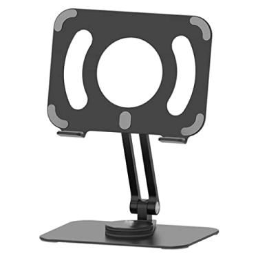Imagem de Suporte flexível de metal com rotação de 360° para tablet suporte para notebook notebook acessórios de suporte de mesa (cor: cinza, tamanho: 1) (D 1)