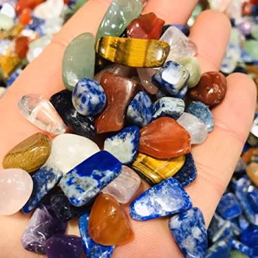 Imagem de Decoração de casa 7 mm - 9 mm Ametista crua polida natural quartzo rosa transparente lascas ásperas pedras de cristal lápis-lazúli pedras preciosas