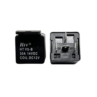 Imagem de Relé 2PC Relé automotivo HTV5-B-DC12V/24V conjunto de conversão 5 pinos 30A alta potência (tamanho: HTV5-B-DC24V)