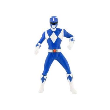 Imagem de Bonecos Power Rangers Azul e Vermelho 40cm Articulados Mimo Toys, Azul