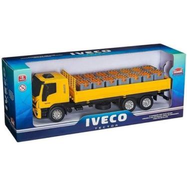 Imagem de Caminhão Iveco Tector Dropside Usual Brinquedos  Réplica Infantil de A