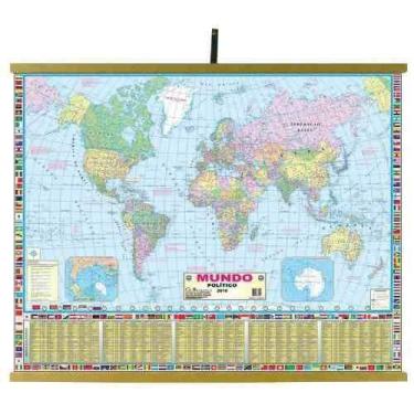 Imagem de Mapas Educativos - Mundo Político 900x1200mm - Sonho de Criança