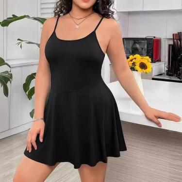 Imagem de Vestido De Verão plus Size Com Alças Costas Descobertas Confortável Pa