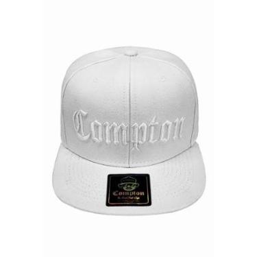 Imagem de Boné Compton Aba Reta Snapback Classic All White-Unissex