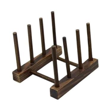 Imagem de Suporte De Armazenamento De Cozinha Multifuncional De Madeira, Organiz