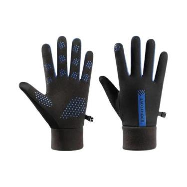 Imagem de Luvas Térmicas De Ciclismo Femininas Em Fleece Para Inverno, Resistent