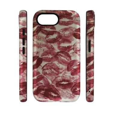 Imagem de qizjio Capa de telefone Lips à prova de choque protetora Kiss Lipgloss para iPhone 16E