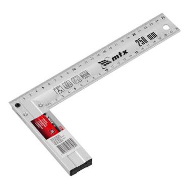 Imagem de Esquadro de Alumínio Fundido 10" 250mm MTX - 000096