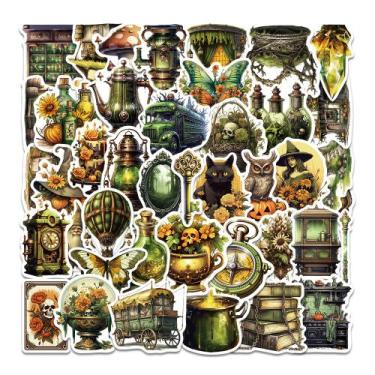 Imagem de Pacote de adesivos Jungle Magic Vintage Forest Witch Aesthetic - Yiwei