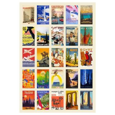 Imagem de Pacote de adesivos, pôster de viagem Vintage Scenic Aesthetic x50 - yi