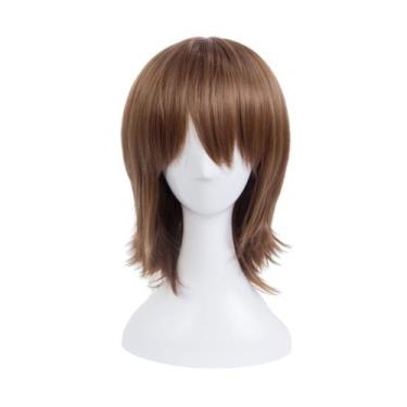Imagem de Peruca de cosplay Goro Akechi Anime sintética para Ha - Taiyuanketanma