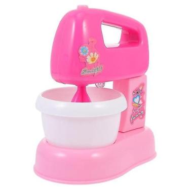 Imagem de Cozinhas de brinquedo rosa de 11,5 x 7 cm e comida para brin - Gloome 