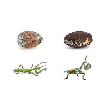Imagem de Conjunto de estatuetas Praying Mantis, modelo em miniatura, animais, b
