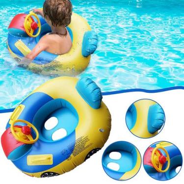 Imagem de Baby Pool Float Swim Float para natação infantil com volante - Gloome 