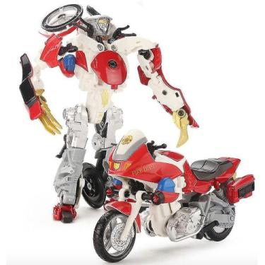 Imagem de Brinquedo de motocicleta Deformation Robot para meninos 16x10.5x6cm - 