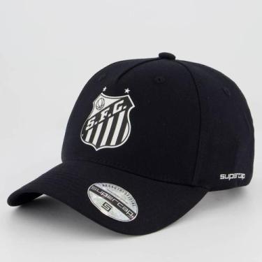 Imagem de Boné Santos Americano Preto - Supercap, Único