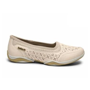 Imagem de Tênis Kolosh Feminino Slip-On Calce Fácil Recortes Laser Maquiato, Mac
