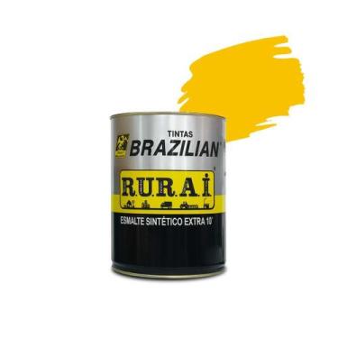 Imagem de Tinta Esmalte Sintético Rurai Amarelo New Holland 900ml - BRAZILIAN