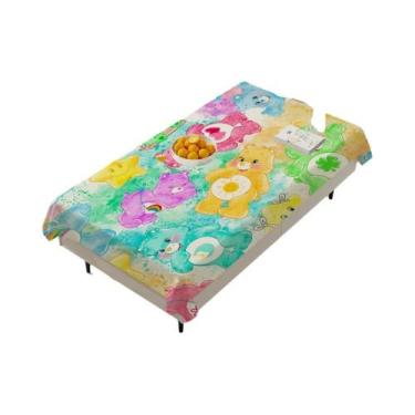 Imagem de Toalha De Mesa Retangular Impermeável C-care-B-bears Reutilizável Para