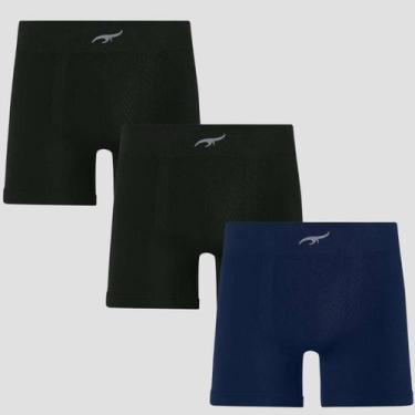 Imagem de Kit 3 Cuecas Boxer Zee Rucci Modal e Poliamida Conforto - Zee Rucci (Z