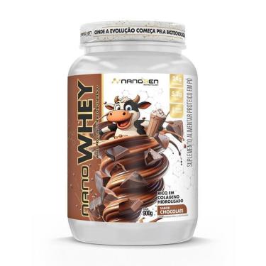 Imagem de Nano Whey 900g Pó Nanogen Proteína Nutricional Nanogen Biotecnology-Unissex
