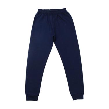 Imagem de Calça Moletom Infantil Flanelada Lisa Com Punho - Kyly-Masculino