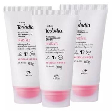 Imagem de Desodorante Antitranspirante em Creme Tododia Acerola e Hibisco 80g 48