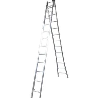 Imagem de Escada Extensiva Aluminio 4em1 6,85mt 2x12 Degraus Real EX12