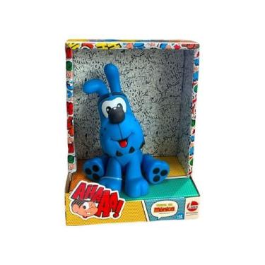 Imagem de Boneco bidu azul turma da monica em vinil atoxico articulado - Lider