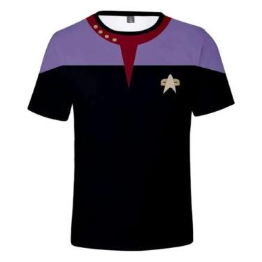 Imagem de Camiseta Unissex Star Trek Sci-Fi Com Estampa 3D Little Rocket, Moda D