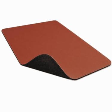 Imagem de Desk Pad Grande Caramelo Feltro Costurado Básico