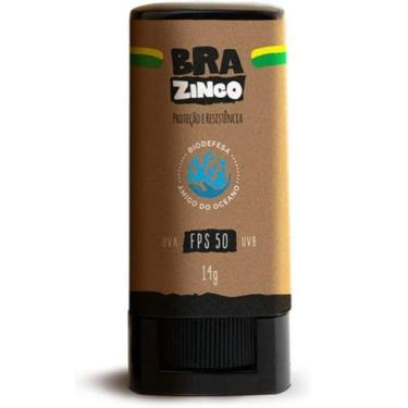 Imagem de Protetor Solar Facial em Bastão Brazinco FPS50  , Bege Escuro