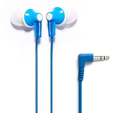 Imagem de Fones de ouvido intra-auriculares com fio Panasonic ErgoFit RP-HJE120-A, azul
