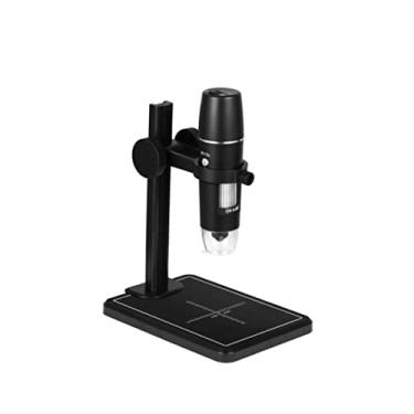 Imagem de Kit de acessórios para microscópio 50x-1000x microscópio digital portátil, com deslizadores de microscópio flexíveis (cor: desktop 1000x WiFi)