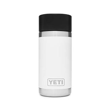 Imagem de YETI Mamadeira Rambler de 355 ml, aço inoxidável, isolada a vácuo, com tampa Hot Shot, branca