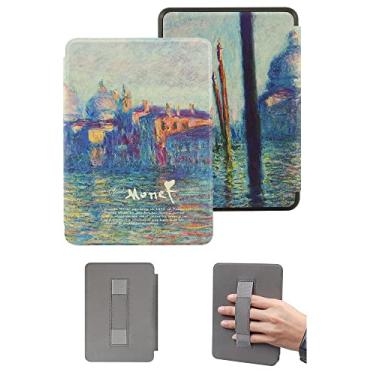 Imagem de Capa protetora de 15 cm para Kindle 11ª geração lançada em 2022 - Capa durável com alça automática despertar/hibernar e de mão (não serve para Kindle Paperwhite 11ª)