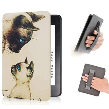Imagem de Capa compatível com a 11ª geração do Kindle lançado em 2022, modelo (C2V2L3). Capa à prova de queda com alça de mão e despertar para hibernar automático, não para Kindle Paperwhite de 11ª geração