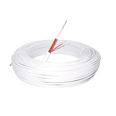 Imagem de Cabo Coaxial Multitoc RF 4MM 85% Cobre ALIM Interna Branco 100M
