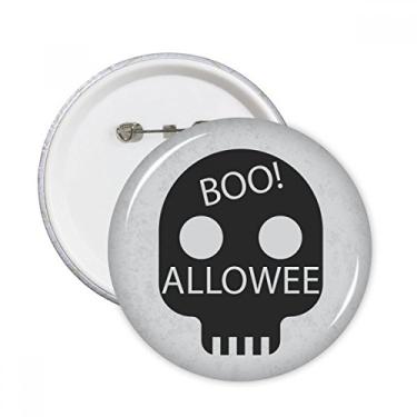 Imagem de Simple l of Halloween alfinetes redondos emblema botão decoração acessório 5 peças
