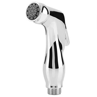 Imagem de Spray de bidé cromado,cabeça de irrigação lateral da torneira de cozinha, bidé para remover resíduos e movimentos intestinais de fraldas sujas sem dificuldades