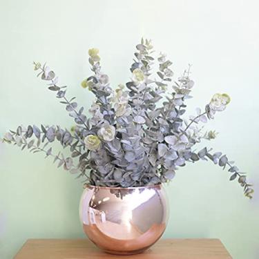 Imagem de Arranjo Artificial de Eucaliptos no Vaso Rose Gold | Formosinha