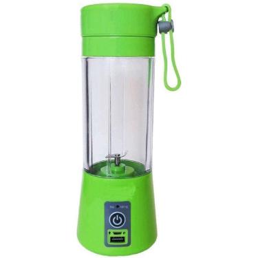 Imagem de Mini Liquidificador Portátil Elétrico Recarregável USB Verde