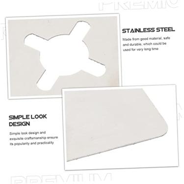 Imagem de Veemoon 4 Pcs Placa De Segurança Da Porta Placa De Fixação Da Alavanca Da Porta Placa D...
