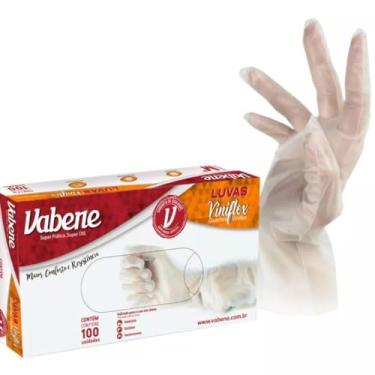 Imagem de Vinilflex Vabene G Grande Descartável Transparente Sem Pó 100 Unidades