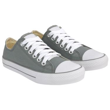 Imagem de Tenis Tradicional Lona Casual Cores West Boot Star Unissex (Cinza, BR, Adulto, Numérico, 40)